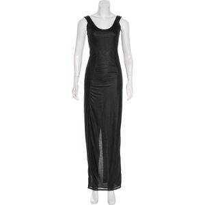 Helmut Lang black maxi dress size small